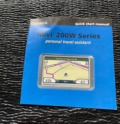 Manual for garmin nüvi 200w - for,